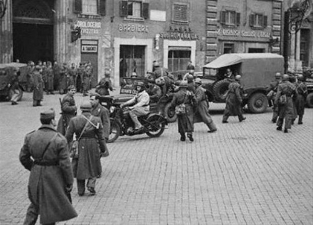 Photo of the Ghetto's liquidation during the Nazi occupation